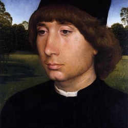Portrait of a Young Man before a Landscape